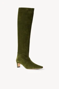 WALLY BOOT | OLIVE SUEDE -Staud Store STAUD WALLY BOOT OLIVE FALL 22 ECOM 2 a99ad9fd 6ff0 4fd6 aa19 688c49c64983