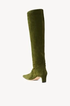 WALLY BOOT | OLIVE SUEDE -Staud Store STAUD WALLY BOOT OLIVE FALL 22 ECOM 3 fe460568 e12e 4a45 981e 4904802f91f9