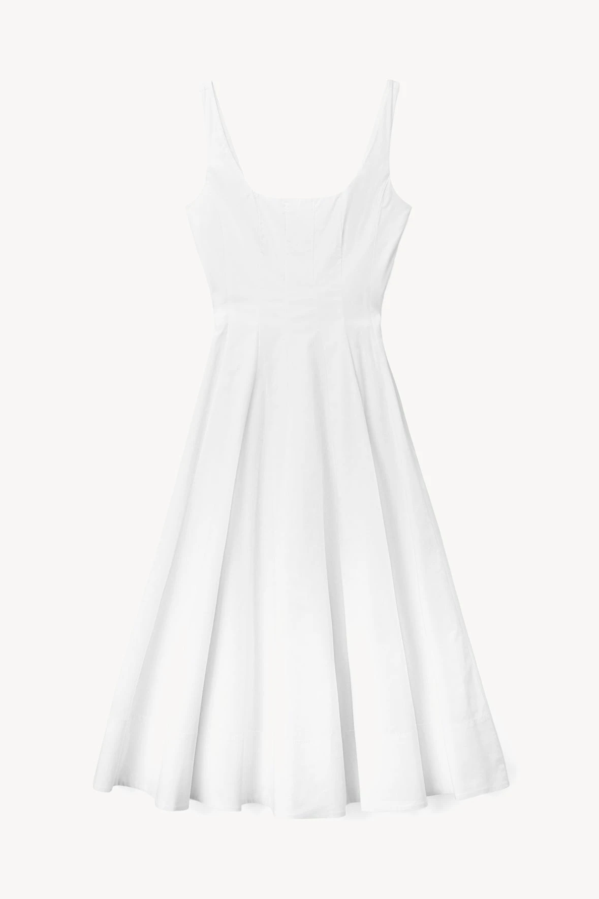 WELLS DRESS | WHITE WELLS DRESS | WHITE -Staud Store STAUD WELLS DRESS WHITE HOLIDAY 22 ECOM 1