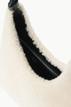 WINONA SHOULDER BAG | CREAM BLACK -Staud Store STAUD WINONASHOULDERBAG CREAMBLACK ECOM 3