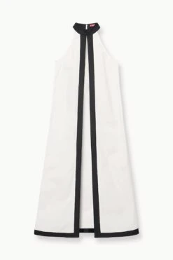 WRIGHT DRESS | ECRU BLACK 6 WRIGHT DRESS | ECRU BLACK -Staud Store STAUD WRIGHT OCCASIONDRESS ECRUBLACK FALL 23 ECOM 1