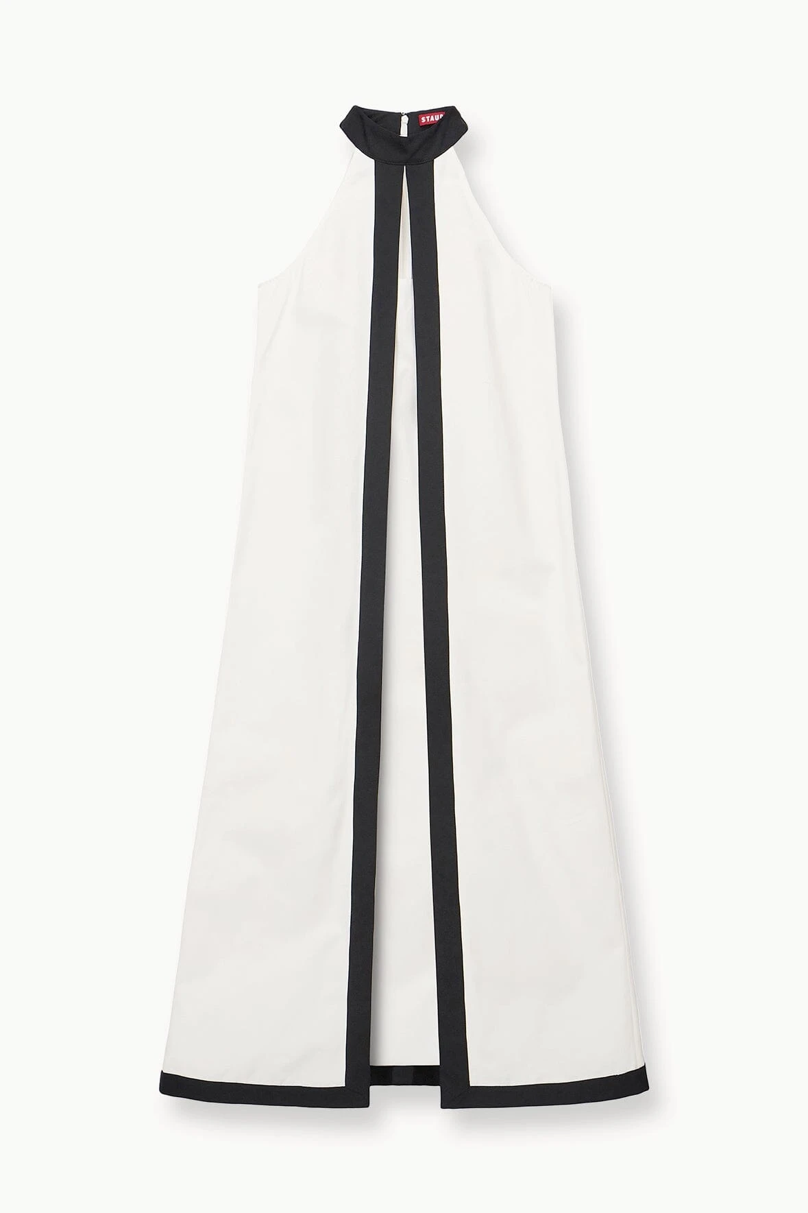 WRIGHT DRESS | ECRU BLACK WRIGHT DRESS | ECRU BLACK -Staud Store STAUD WRIGHT OCCASIONDRESS ECRUBLACK FALL 23 ECOM 1