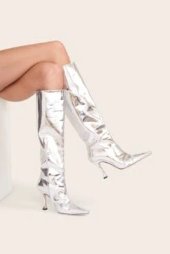 CAMI BOOT | CHROME 3 CAMI BOOT | CHROME -Staud Store Shoes2 00130 web