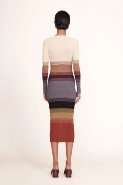 SHOKO SWEATER | SAHARA STRIPE -Staud Store Shoko Sweater Sahara Stripe 009 edit web