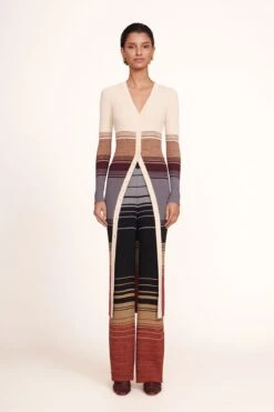 SHOKO SWEATER | SAHARA STRIPE -Staud Store Shoko Sweater Sahara Stripe Pant 001 edit web