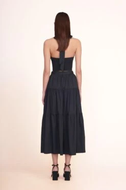 SEA SKIRT | BLACK 4 SEA SKIRT | BLACK -Staud Store Smocked Kai Top Black Sea Skirt Black 00566 web d2f0aa03 8770 49cf a786 39362c3f336e