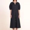 VINCENT DRESS | BLACK 2 VINCENT DRESS | BLACK -Staud Store Vincent Dress Black 00601 web