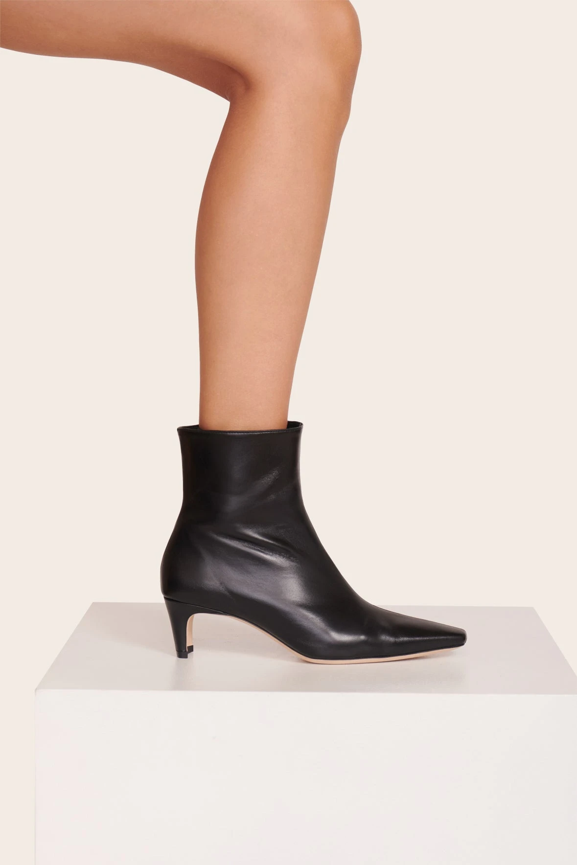 WALLY ANKLE BOOT | BLACK WALLY ANKLE BOOT | BLACK -Staud Store Wally Ankle Boot Black 004 web a5aeb119 62cc 4a80 afff 9308b1865f91