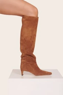 WALLY BOOT | TAN SUEDE 5 WALLY BOOT | TAN SUEDE -Staud Store Wally Boot Tan Suede 002 web