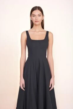 WELLS DRESS | BLACK 5 WELLS DRESS | BLACK -Staud Store Wells Dress Black 00425 web