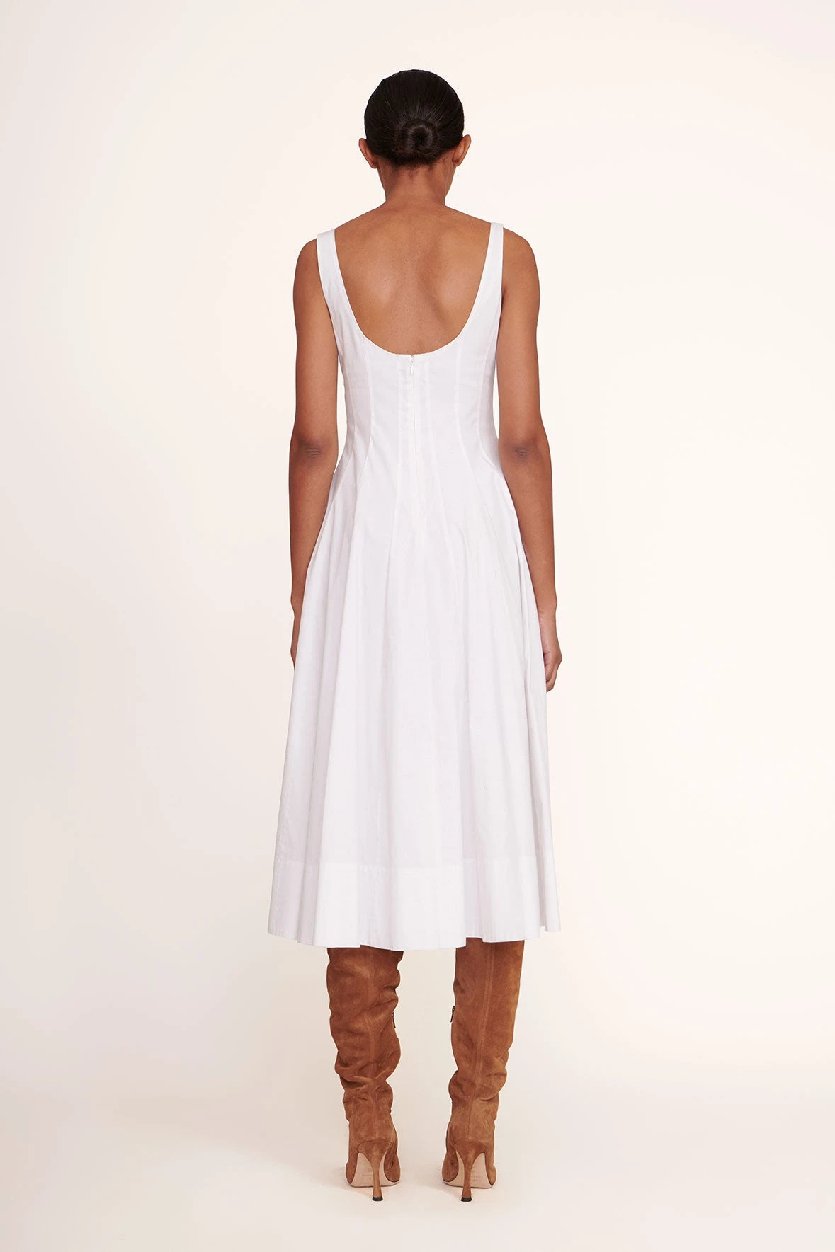 WELLS DRESS | WHITE WELLS DRESS | WHITE -Staud Store Wells Dress White 005 edit web