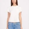 STAUD + WRANGLER THE W TEE | WHITE 1 STAUD + WRANGLER THE W TEE | WHITE -Staud Store Wrangler 0073 web
