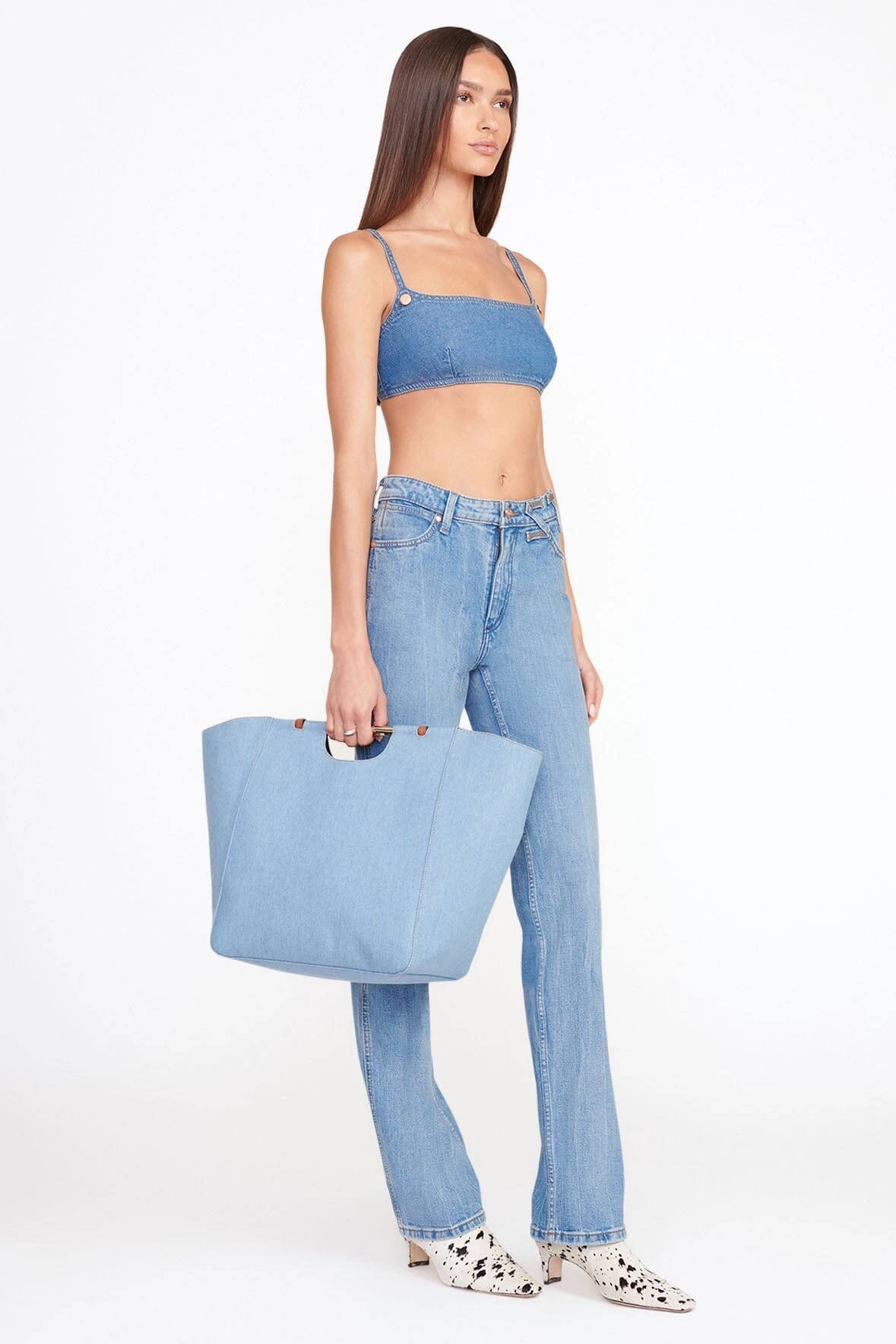 MAR TOTE | DENIM BLUE MAR TOTE | DENIM BLUE -Staud Store Wrangler 0266 web web