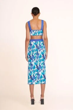 SLOANE HEEL | BLACK WHITE SNAKE EMBOSSED -Staud Store Zola top pacific paradise 004021 web 1