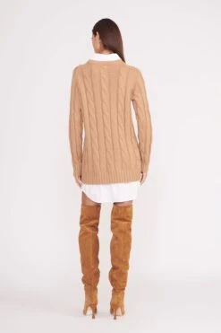 ALDRIN DRESS | CAMEL WHITE 5 ALDRIN DRESS | CAMEL WHITE -Staud Store aldrin dress camel white 7 bce79fad 1ce3 4841 9968 67952f48712f