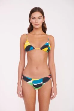 ALEXIS TRIANGLE TOP | MARBLE WAVE