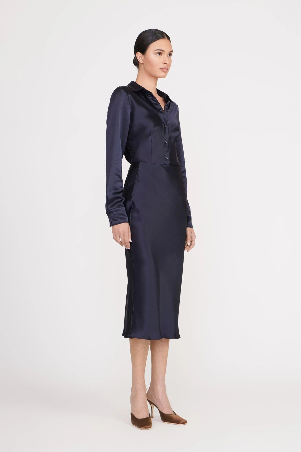 ANGELA SKIRT | NAVY ANGELA SKIRT | NAVY -Staud Store angela skirt navy 10 95253551 3f52 4590 96a8 79d6cac4d58c