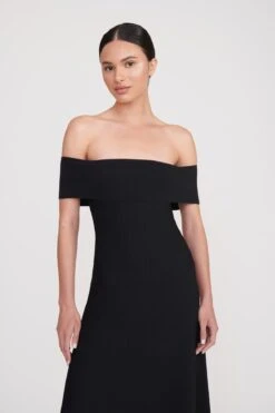 ARTISTRY DRESS | BLACK 4 ARTISTRY DRESS | BLACK -Staud Store artistry dress black 1