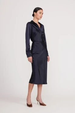 BOGART TOP | NAVY -Staud Store bogart top navy 16 580947e6 01f3 47c7 a609 a74a966b4d37