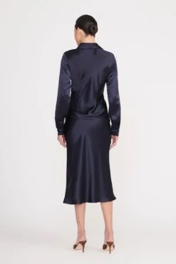 BOGART TOP | NAVY -Staud Store bogart top navy 9 cc4d1b4c 54b8 43a4 bca2 c2407cf4479f