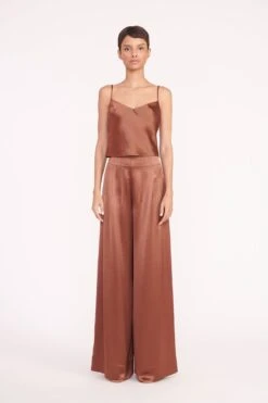 CALEB PANT | CLOVE 5 CALEB PANT | CLOVE -Staud Store caleb pant clove 02665 web