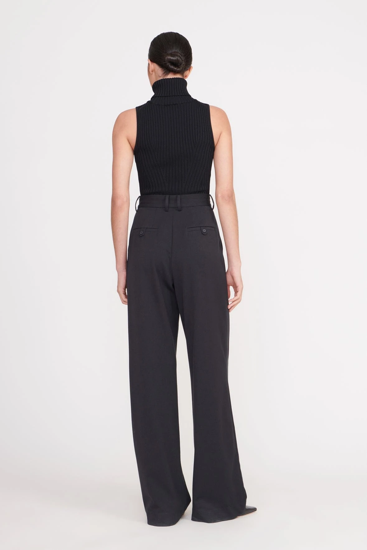 LUISA PANT | BLACK SUITING LUISA PANT | BLACK SUITING -Staud Store callum top black 2 9a8e7513 df58 44e5 89c6 e00e33cf6f2f