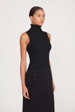 CALLUM TOP | BLACK -Staud Store callum top black 9 438c5442 4153 42b5 bca2 15d13ecb1715