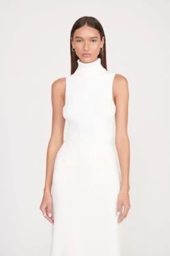 CALLUM TOP | IVORY -Staud Store callum top ivory 20 1c148086 4146 4fd1 8795 ee2f6c1bc089