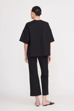 KNACK PANT | BLACK -Staud Store capsule top black 1 web d526f802 1ea9 4530 98f2 a320de785430