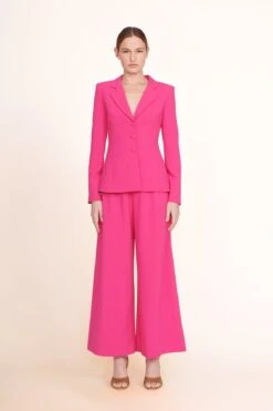 CARSON BLAZER | MAGENTA -Staud Store carson blazer magenta 2