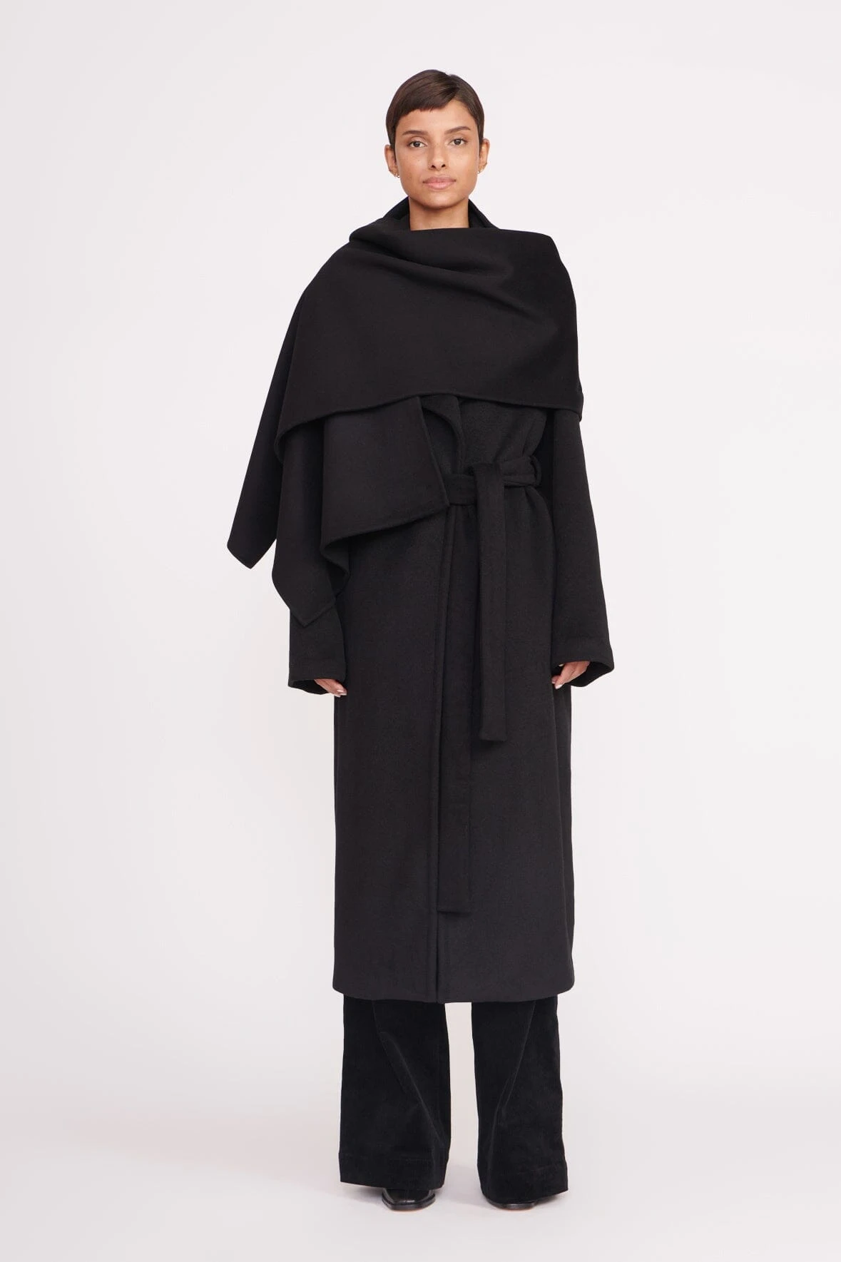 CARVER COAT | BLACK CARVER COAT | BLACK -Staud Store carver coat black 1