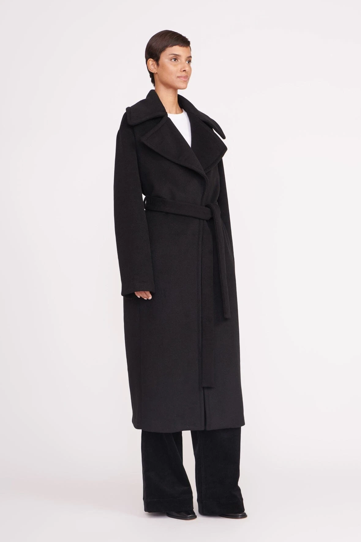 CARVER COAT | BLACK CARVER COAT | BLACK -Staud Store carver coat black 4 693da1ca 60da 4e83 83c4 5dd2106eeabe