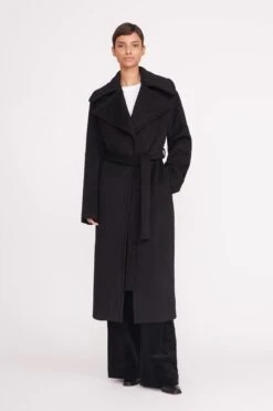 CARVER COAT | BLACK 7 CARVER COAT | BLACK -Staud Store carver coat black 5 5819fb08 a8f8 4659 8ce8 cfa806fbff9d