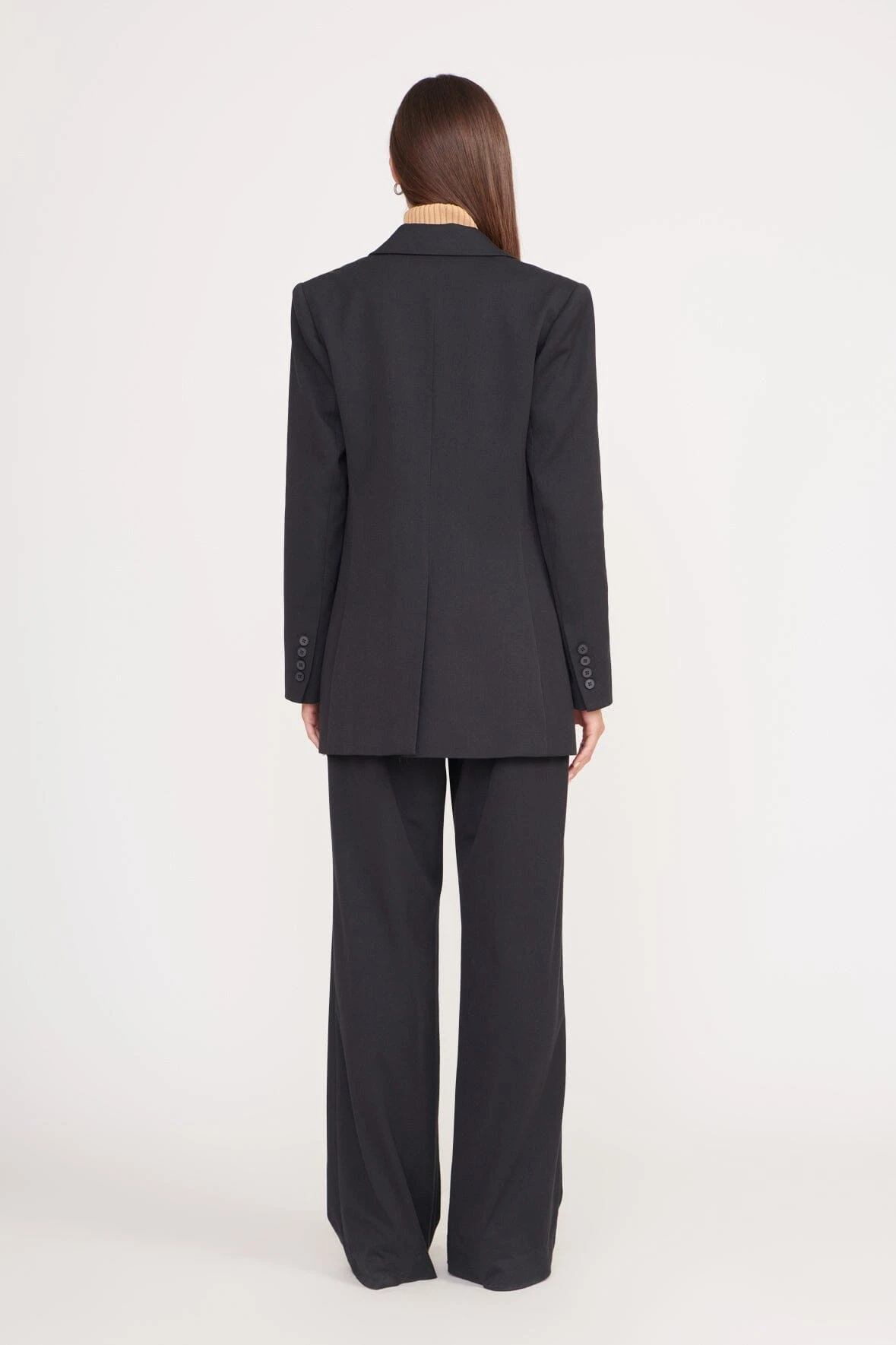 LUISA PANT | BLACK SUITING LUISA PANT | BLACK SUITING -Staud Store city blazer black 6 a5609842 361b 4f8e bf43 a9b80020878a