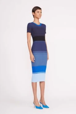 COLLEEN DRESS | MIDNIGHT GLACIER 4 COLLEEN DRESS | MIDNIGHT GLACIER -Staud Store colleen dress midnight glacier 3 15e90d3e c8f0 4a55 b6c9 9f1005ceec19