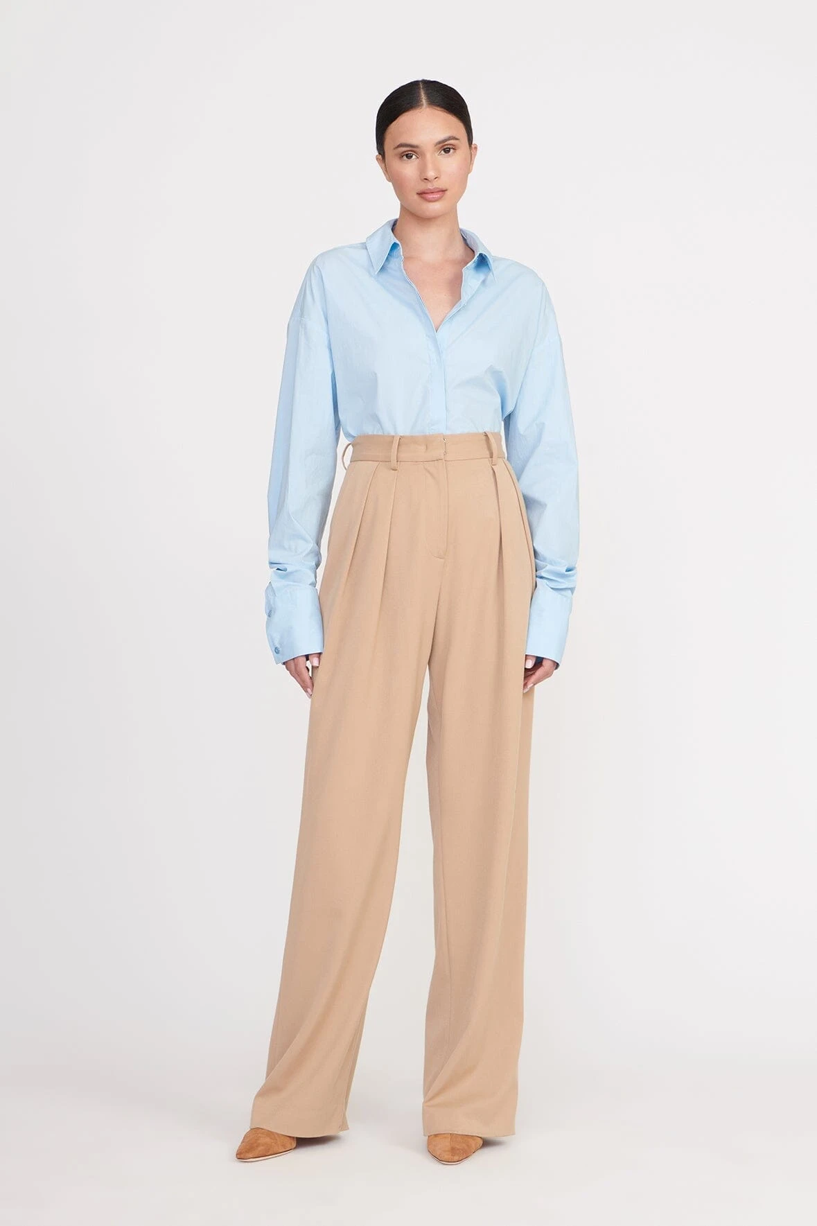 COLTON SHIRT | FRENCH BLUE COLTON SHIRT | FRENCH BLUE -Staud Store colton shirt french blue 5 b5dcc323 e000 467b a8b8 48c6ca16c98c