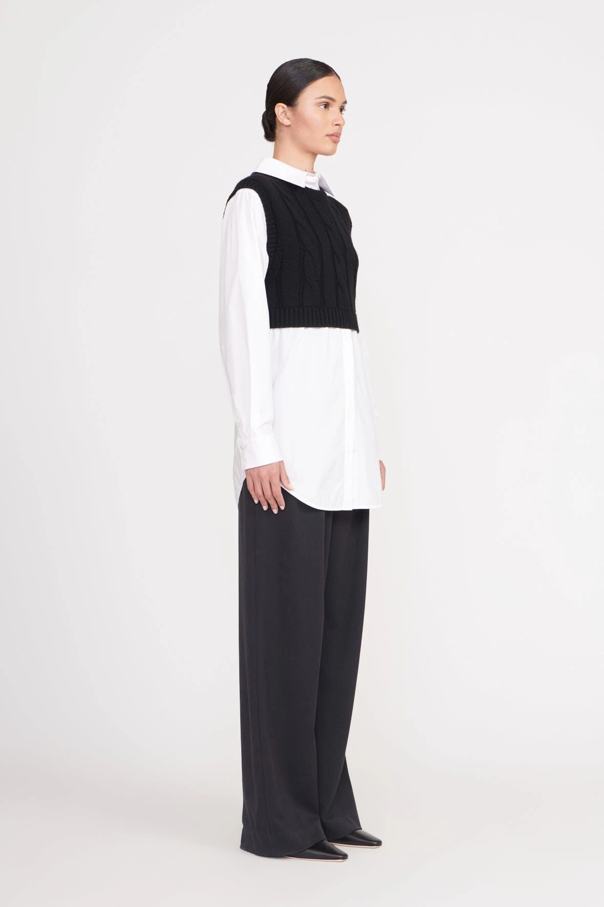 COOPER TOP | BLACK WHITE COOPER TOP | BLACK WHITE -Staud Store cooper top black white 3 dbdc1af1 019c 4ac5 9185 4391391584fb