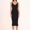 DANA DRESS | BLACK 2 DANA DRESS | BLACK -Staud Store dana dress black white 2