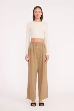 DEANNA SWEATER | CREME -Staud Store deanna sweater creme 00489 web