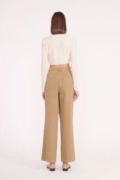 DEANNA SWEATER | CREME -Staud Store deanna sweater creme 00502 web