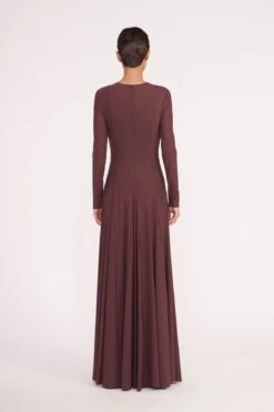 DONOVAN DRESS | BARK 5 DONOVAN DRESS | BARK -Staud Store donovan dress bark 01456 web