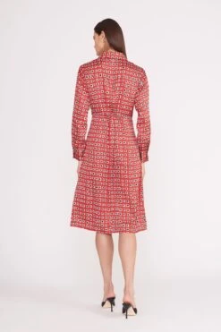 ELSA DRESS | RUBY GEOSCAPE -Staud Store elsa dress ruby geoscape 5 27067f2d 998d 4c1e 8097 818b9cb887ce