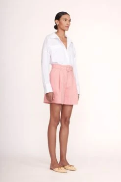 ERIS SHORT | ROSEBUD 4 ERIS SHORT | ROSEBUD -Staud Store eris short rosebud 3