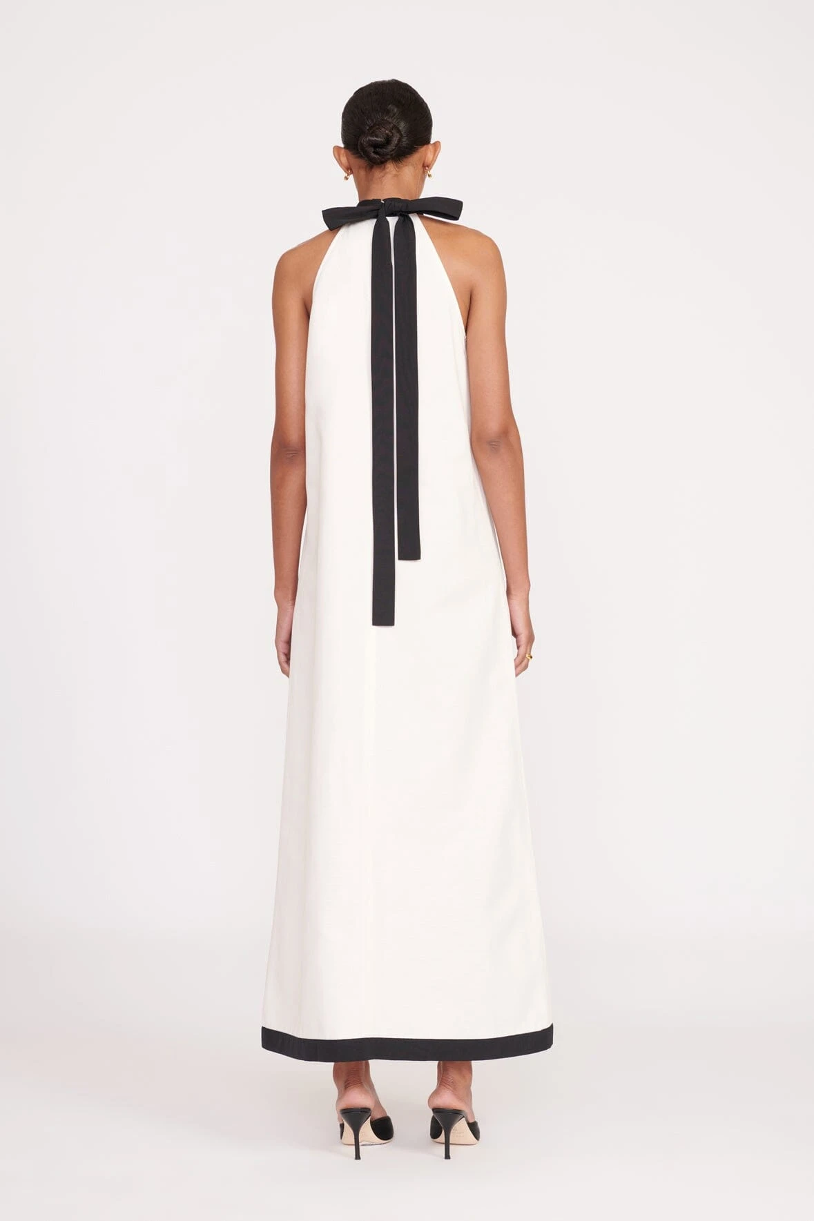 WRIGHT DRESS | ECRU BLACK WRIGHT DRESS | ECRU BLACK -Staud Store fall 23 1190 web