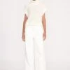 GRAYSON PANT | WHITE VEGAN PATENT -Staud Store fall 23 1286 web 85d51ffe 3a23 46e3 8140 fc7ff782fdd4