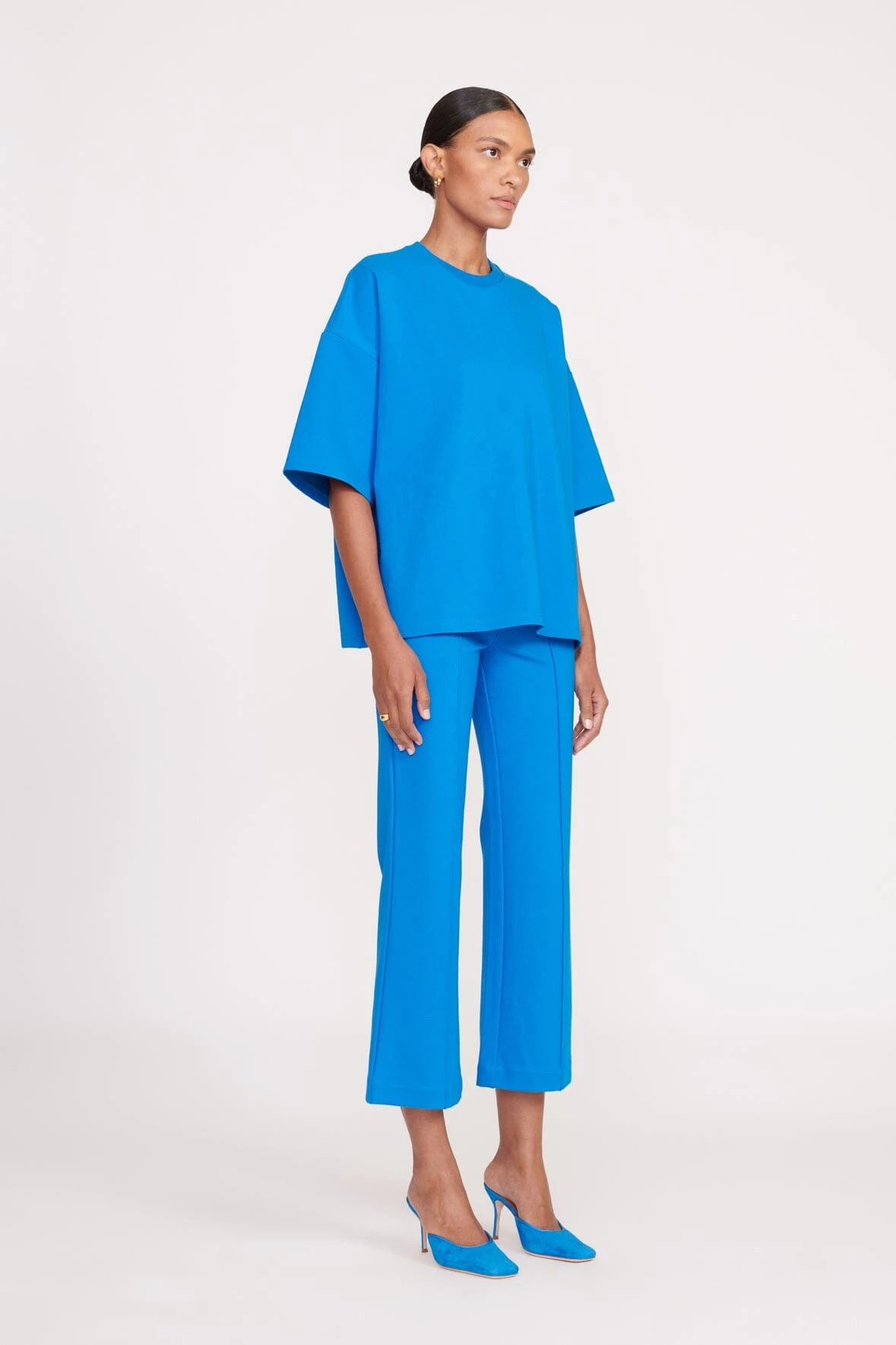 CAPSULE TOP | DIRECTOR BLUE CAPSULE TOP | DIRECTOR BLUE -Staud Store fall 23 1344 web
