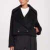 CARVER CROPPED COAT | BLACK -Staud Store fall 23 1975 web