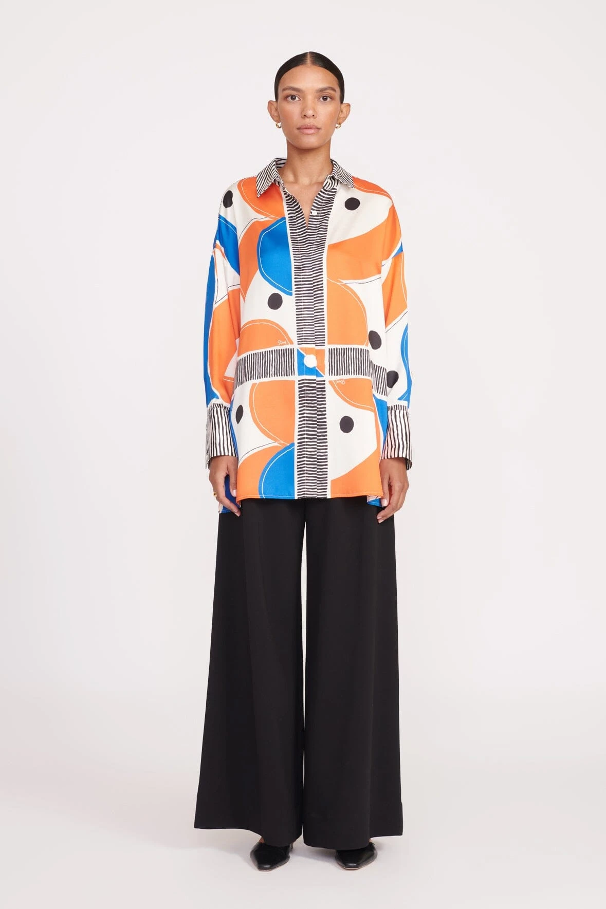 LEWIS SHIRT | MOD FOULARD LEWIS SHIRT | MOD FOULARD -Staud Store fall 23 2005 web