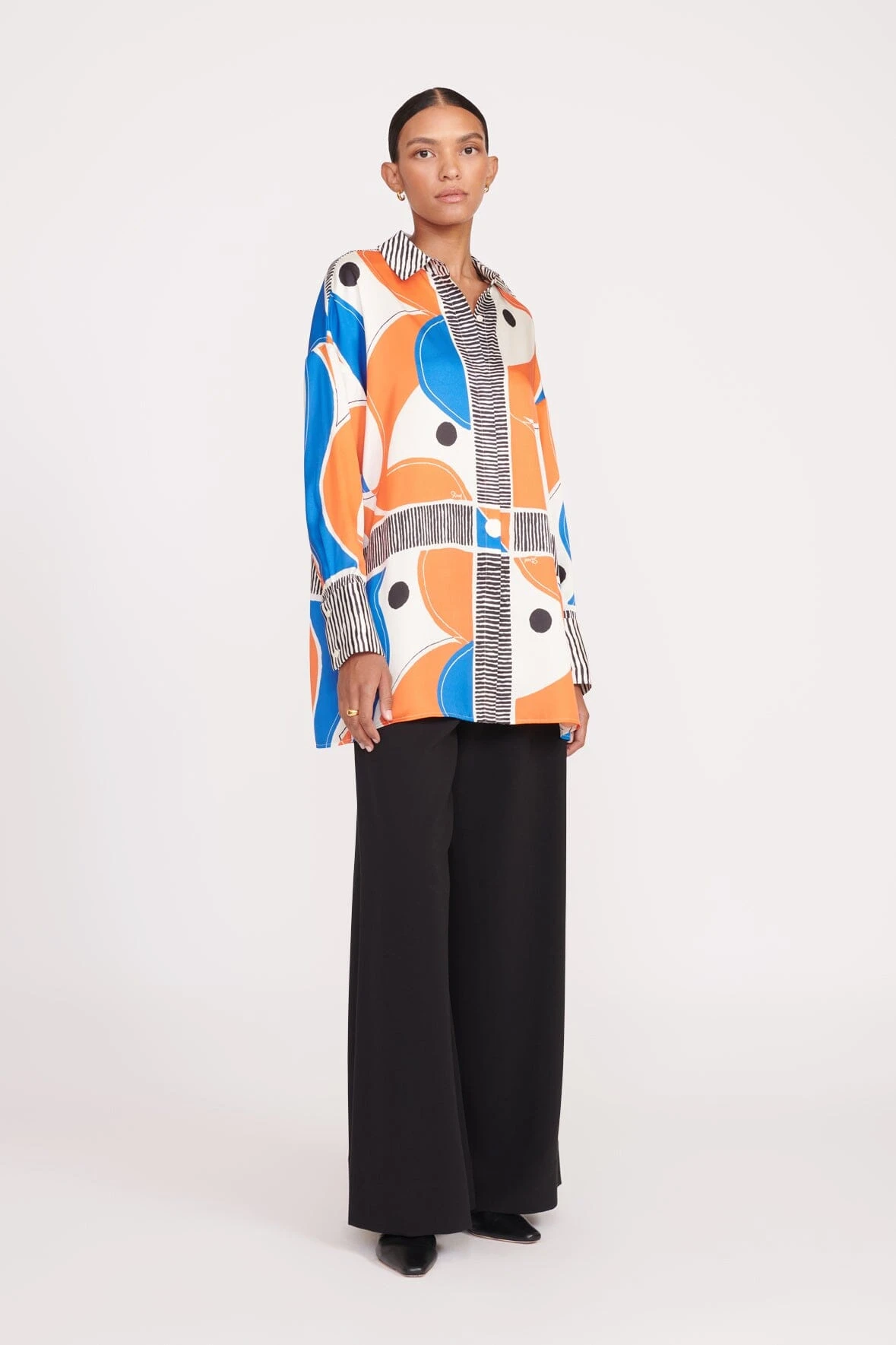 LEWIS SHIRT | MOD FOULARD LEWIS SHIRT | MOD FOULARD -Staud Store fall 23 2011 web