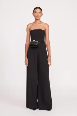 LENNON CONVERTIBLE BAG | BLACK POLISHED 3 LENNON CONVERTIBLE BAG | BLACK POLISHED -Staud Store fall 23 2651 web